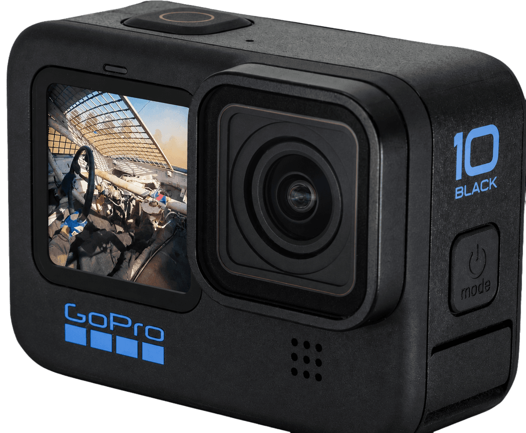 GoPro camera met accessoires